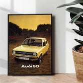 classic Audi 50 poster design - wall art